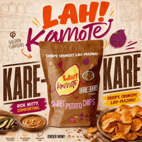 Kamote Sweet Potato Chips - Kare-Kare